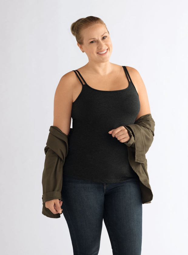 Inspired Comforts Mastectomy Camisole Tank Top with Hidden Drain Pocke
